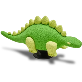 3D-Jibbitz-Anstecker „Grüner Dino mit Schuppen“