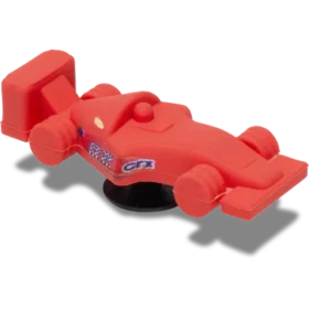 3D-Jibbitz-Anstecker „Roter Rennwagen“