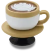 3D-Kaffeetassen-Jibbitz-Anstecker
