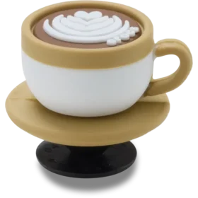 3D-Kaffeetassen-Jibbitz-Anstecker