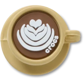 3D-Kaffeetassen-Jibbitz-Anstecker