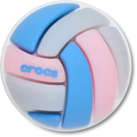 3D-Pastell-Volleyball-Jibbitz-Anstecker