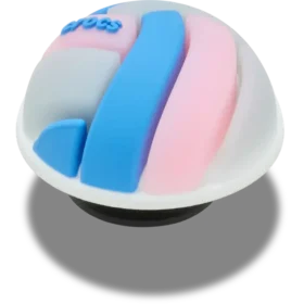3D-Pastell-Volleyball-Jibbitz-Anstecker