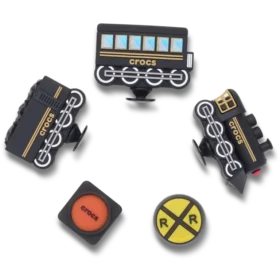 3D-Zug-Jibbitz-Anstecker, 5er-Pack