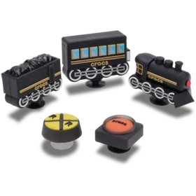 3D-Zug-Jibbitz-Anstecker, 5er-Pack