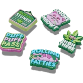 420 „Hemp Cuties“ – 5er-Pack Jibbitz-Anstecker
