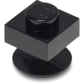 4Lw Dunkelgraue Fliese 1X1 Jibbitz-Anstecker