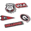 5er-Pack Jibbitz-Anstecker der University of Georgia 5er-Pack Jibbitz-Anstecker der University of Georgia