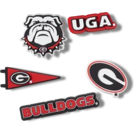 5er-Pack Jibbitz-Anstecker der University of Georgia