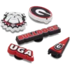 5er-Pack Jibbitz-Anstecker der University of Georgia 5er-Pack Jibbitz-Anstecker der University of Georgia