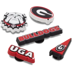 5er-Pack Jibbitz-Anstecker der University of Georgia