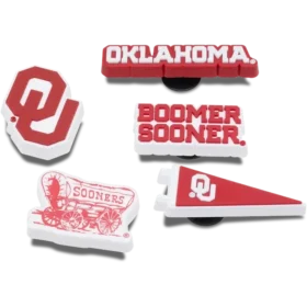 5er-Pack Jibbitz-Anstecker der University of Oklahoma