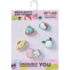 „B’hello Kitty® und Freunde – 5er-Pack Jibbitz-Schuhanhänger“ „B’hello Kitty® und Freunde – 5er-Pack Jibbitz-Schuhanhänger“