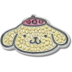 „B’pompompurin“ mit Swarovski®-Kristallen – Jibbitz™-Schuhanhänger