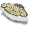 „B’pompompurin“ mit Swarovski®-Kristallen – Jibbitz™-Schuhanhänger „B’pompompurin“ mit Swarovski®-Kristallen – Jibbitz™-Schuhanhänger