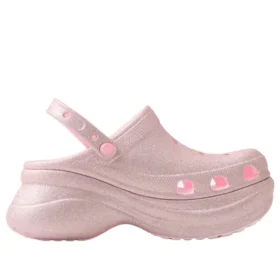 Bae Glitter Clog „Pink Milk“