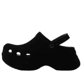 Bae Velvet Clog „Black“