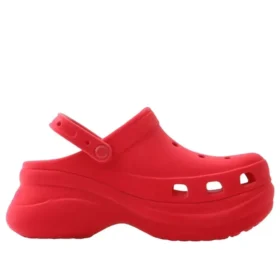 Bae Velvet Clog „Digital Raspberry“