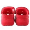 Bae Velvet Clog „Digital Raspberry“