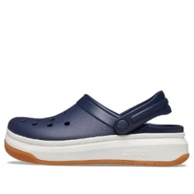 Band Full Force Sandalen mit dicker Sohle, Unisex, Blau-Weiß