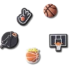 Basketball-Team 5er-Pack Jibbitz-Anstecker Basketball-Team 5er-Pack Jibbitz-Anstecker