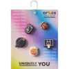 Basketball-Team 5er-Pack Jibbitz-Anstecker Basketball-Team 5er-Pack Jibbitz-Anstecker