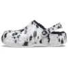 Baya Lined Clog mit Fleecefutter – Unisex-Hausschuhe in Weiß und Grau „White Grey“