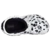 Baya Lined Clog mit Fleecefutter – Unisex-Hausschuhe in Weiß und Grau „White Grey“