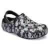 Baya Lined Clogs „Black White“