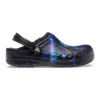Baya Lined Fuzzy-Strap Galaxy Clogs „Black Multi“