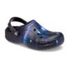 Baya Lined Fuzzy-Strap Galaxy Clogs „Black Multi“
