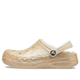 Baya Lined Glitter Clogs „Gold“