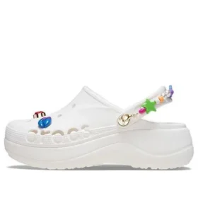 Baya Midsummer Platform Clogs „White Pink“