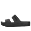 Baya Plateau-Sandalen „Core Black“