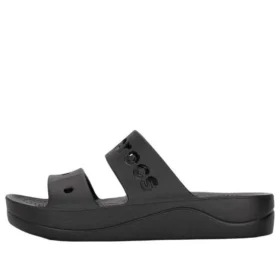 Baya Plateau-Sandalen „Core Black“