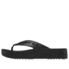 Baya Plateau-Zehentrenner mit Cut-Out-Detail „Schwarz“