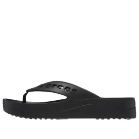 Baya Plateau-Zehentrenner mit Cut-Out-Detail „Schwarz“