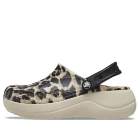 Baya Platform Clogs mit Animal-Print „Leopard“