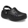 Baya Platform Lined Clog Sandalen „Schwarz“
