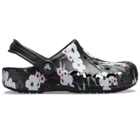 Baya Printed Clogs „Tropical Floral Black“