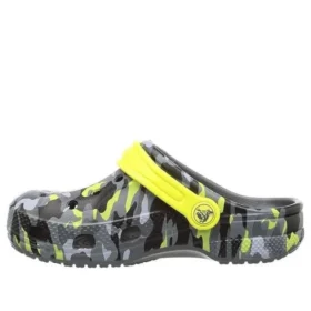 Baya Seasonal Graphic Clogs „Grau Schwarz Gelb“