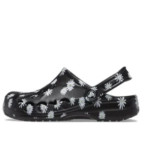 Baya Seasonal Printed Clogs „Black Daisy“