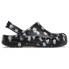 Baya Seasonal Printed Clogs „Black Daisy“