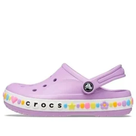 Bayaband Charm Band Clogs „Lila-Weiß“