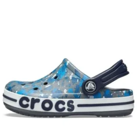 Bayaband Clogs mit Print „Blue Grey“