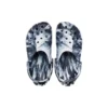 Beach Marbled Unisex-Sandalen in Schwarz und Weiß „Black White“