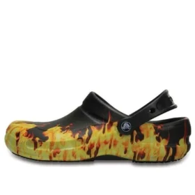 Bistro Graphic Clogs „Gelb Schwarz“