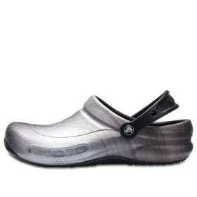 Bistro Graphic Clogs „Silver Black“
