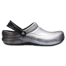 Bistro Graphic Clogs „Silver Black“