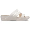 Boca Riemchen-Keilabsatz-Sandalen „White“